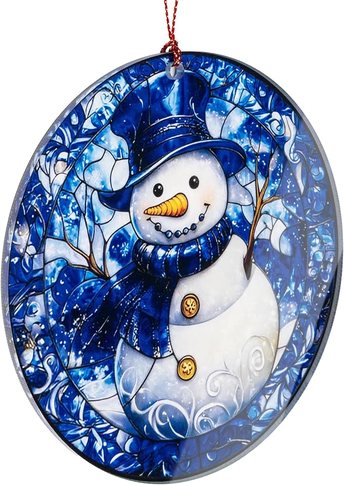Snowman Christmas Ornaments 2025, Cute Snow Man Christmas Decoration, Tree Decorations Hanging Ornament, Snow Man Decor, Christmas Ornaments Home Decor, Unique Snowman Gifts for Women Men