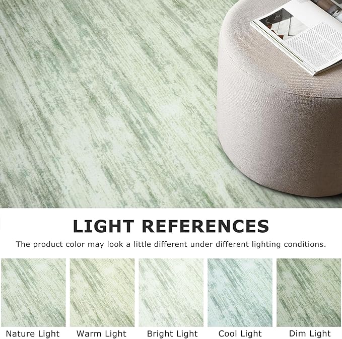 2x5 Modern Abstract Runner Rug for Hallways, Lime Green Super Soft Hallway Decor Kitchen Rugs with Non-Slip, Non-Shedding Washable Rug for Hallways Entryway Bedroom Indoor