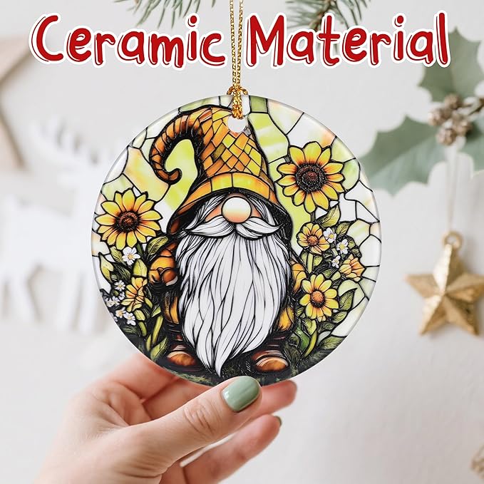 Charming Gnome Christmas Ornaments: Christmas Tree Ornaments & Holiday Decor – Perfect Holiday Presents & Gift Ideas for Friends, Coworker, Family, Gnome Lover, and Gardener