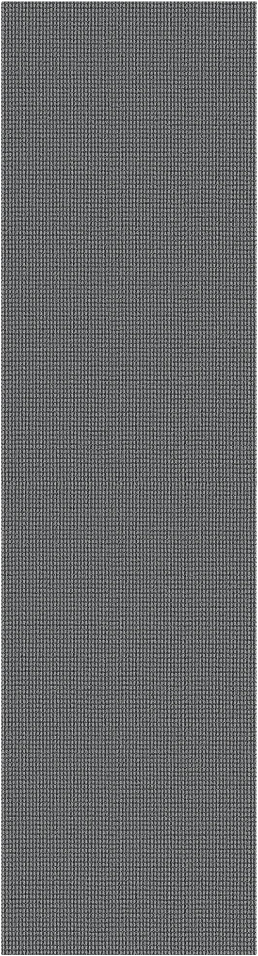 Braided Runner Rug 3x16 Ft Washable Runners for Hallways Non Slip Rubber Backed Kitchen Runners Cotton Long Entryway Runner Indoor, Woven Carpet for Hall Stair Entryway, Dark Grey/Grey