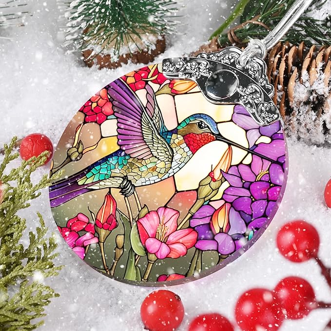 Hummingbird Christmas Ornament - Xmas Tree Decor