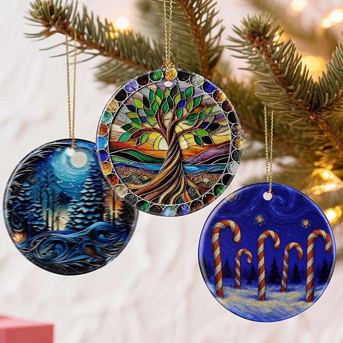 Tree of Life Ornament – Christmas Ornament, Christmas Tree Decor & Perfect Holiday Decoration | Tree of Life Gift, Housewarming Gift, Gifts for Women, Gifts for Mom