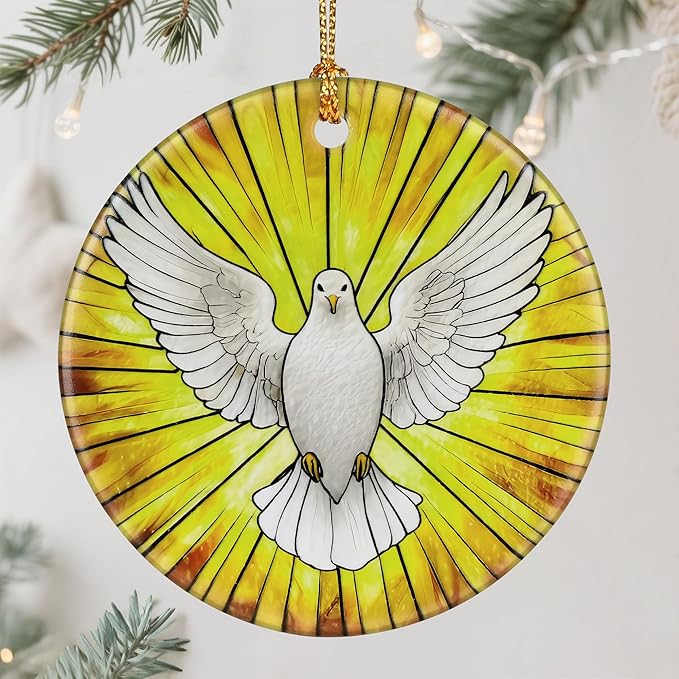 Dove Ornament – Christmas Ornament, Christmas Tree Decor, & Religious Home Decor | Dove Lover Gift, Christian Gifts for Women