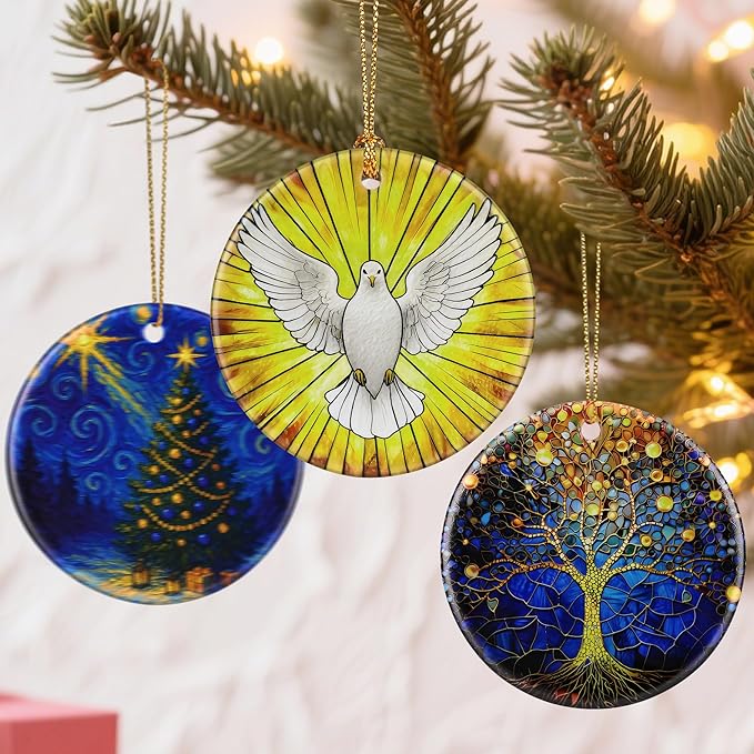 Dove Ornament – Christmas Ornament, Christmas Tree Decor, & Religious Home Decor | Dove Lover Gift, Christian Gifts for Women