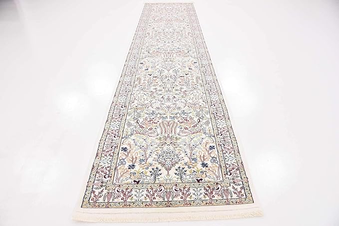 Unique Loom Narenj Collection Area Rug - Bristol (3' x 13' 1" Runner, Ivory/ Beige)