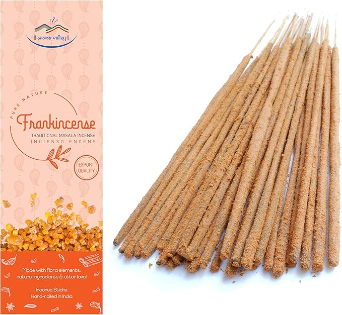 Indian Frankincense Incense Sticks - Traditional Handcrafted Masala Incense - 40 to 50 Sticks Approx.