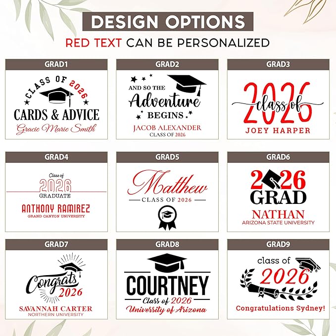 Personalized Graduation Keepsake Box 2026 Custom Engraved Wooden Memory Box High School College Graduates Cap and Gown Storage Boxes - Graduation Gifts for Him Her