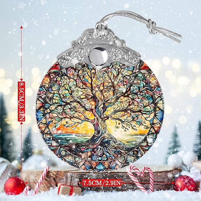 Tree of Life Suncatcher, Christmas & Holiday Ornaments, Tree of Life Decor