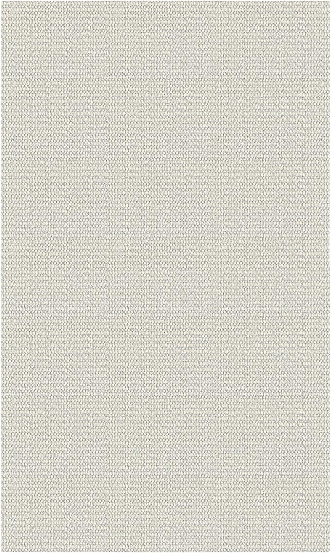 EARTHALL Woven Area Rug 3x5 Ft Washable Rugs for Entryway, Braided Rubber Backed Throw Rugs Door Mat Indoor Outdoor Entrance, Cotton Rug for Kitchen Foyer Front Door Living Room, Cream/Grayish