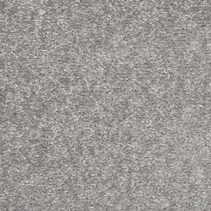 Nourison Home Essentials 5' x Square Silver Gray Fabric Outdoor Area Rug (5' Square)