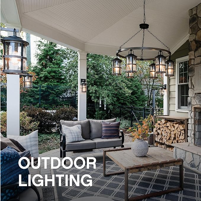 Hinkley Bromley Medium Wall Mount Lantern - Aluminum, 2-Light, Clear Glass, Bulbs Included - Museum Black Finish