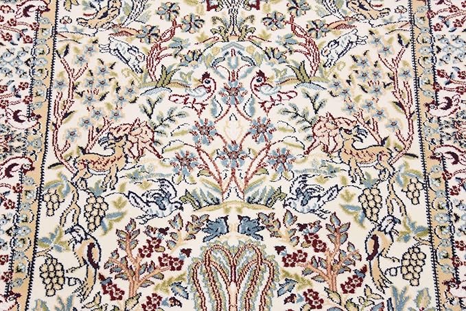 Unique Loom Narenj Collection Area Rug - Bristol (3' x 13' 1" Runner, Ivory/ Beige)