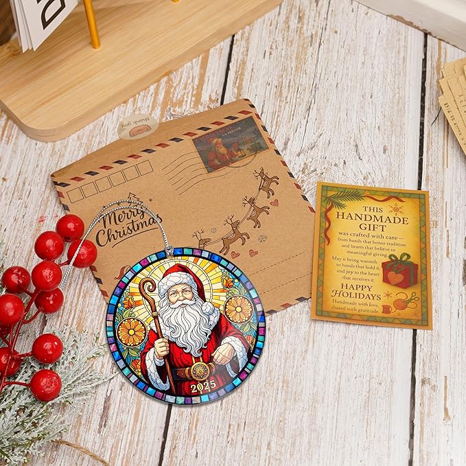 Santa Ornaments for Christmas Tree, Santa Ornaments, Christmas Ornaments 2025, Funny Santa Claus Themed Decor, Classic Vintage Style, Classic for Home Display