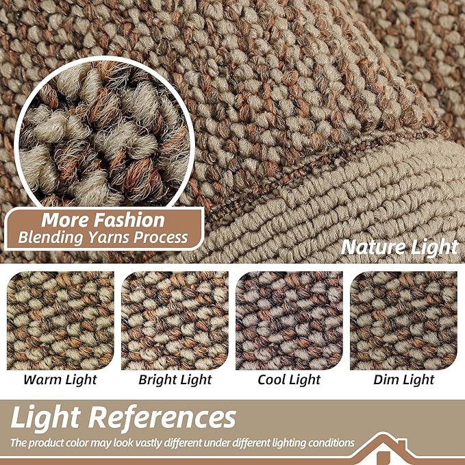 BEQHAUSE Indoor Door Mat 32" x 48", Dirt Trapper Door Mats Non-Slip Entryway Rugs Washable, Resist Dirt Absorbent Welcome Mat, Low Profile Floor Mats for Front Back Door and Entryway, Taupe