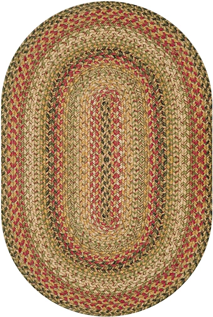 Kingston Oval Rugs 4x6 – Jute Braided Rugs Farmhouse Home Decor