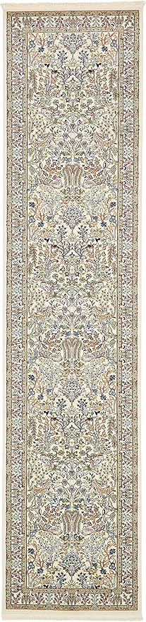 Unique Loom Narenj Collection Area Rug - Bristol (3' x 13' 1" Runner, Ivory/ Beige)