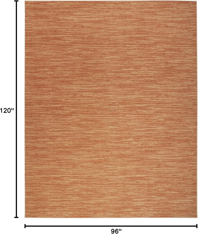 Nourison Home Essentials 8' x 10' Rust Area Rug