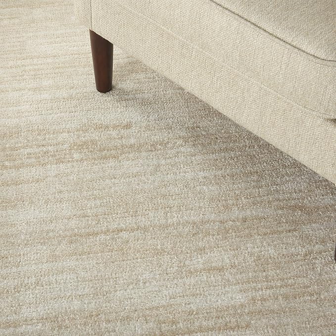 Nourison Home Essentials 5' x 8' Ivory Beige Fabric Outdoor Area Rug (5' x 8')