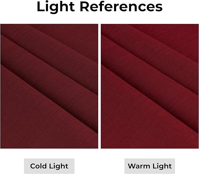 D'Moksha Homes Linen Dark Red Table Runner 72 Inches Long - 100% Pure Linen Hemstitch Table Runner 14 x 72 Inch for Dresser, Dining, Valentines, Spring - Classic Hemstitch