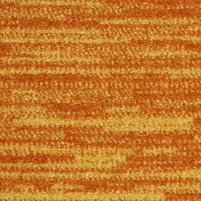 Nourison Home Essentials 7' x Square Sunburst Fabric Outdoor Area Rug (7' Square)
