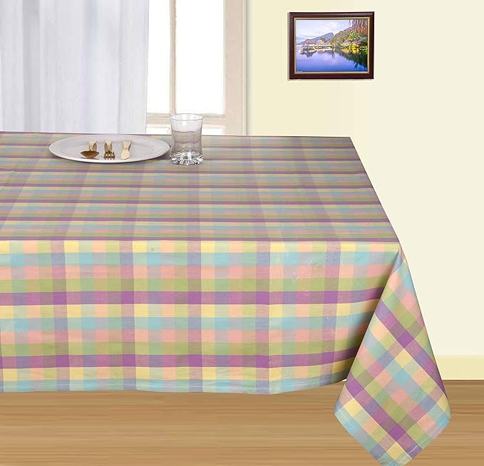 Urban Villa Easter Tablecloth Buffalo Check Table Cloth Tabletop Cover Kitchen Dining Tablecloth 100% Cotton Great Parties Wedding Holiday Dinner Easter Rectangle 60X84 Inches 6-8 Seats Table Cloth