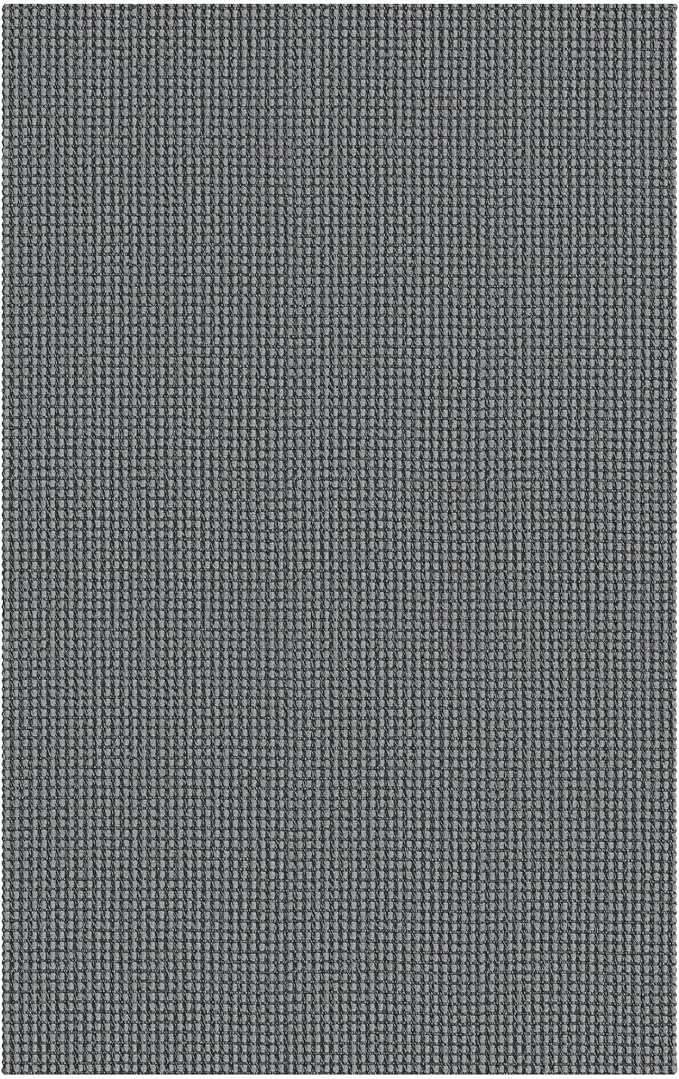 EARTHALL Woven Area Rug 2x3 Ft Washable Rugs for Entryway Braided Non Slip Throw Rugs Door Mat Indoor Outdoor Entrance Small Cotton Woven Carpet for Kitchen Foyer Front Door, Dark Gray