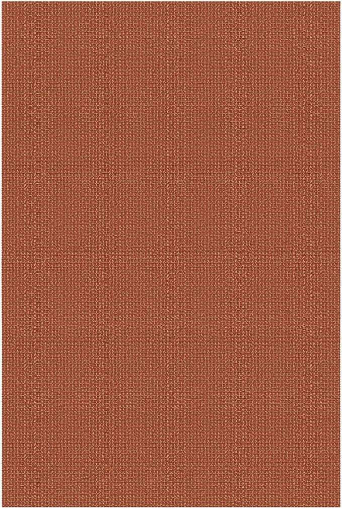 EARTHALL Woven Area Rug 4x6 Ft Washable Rugs for Entryway Non Slip Braided Throw Rugs Bedroom Carpet Cotton Entry Rug Cotton Floor Carpets for Bedroom Dining Room Living Room, Rustic Orange/Tan