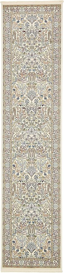 Unique Loom Narenj Collection Area Rug - Bristol (3' x 13' 1" Runner, Ivory/ Beige)