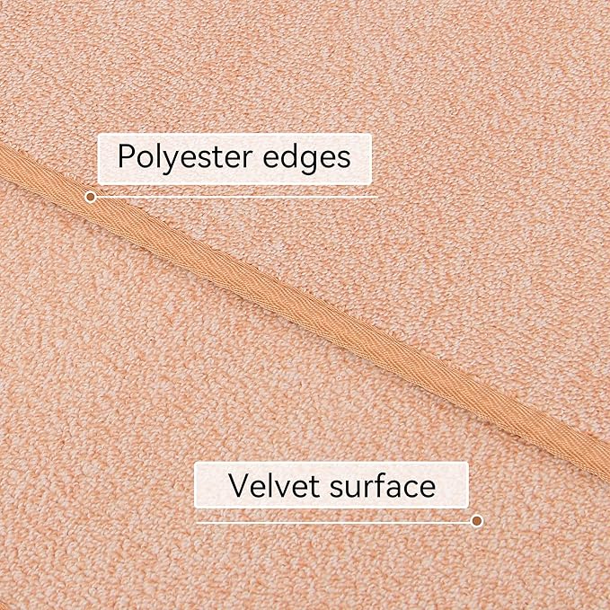 Runner Rug with Non Slip Rubber Backing, Washable Soft Floor Carpet for Kitchen, Hallway, Entryway Indoor, Bedroom, Laundry, Low Pile Area Rugs, Solid Color with Pointillism Style (Camel, 2' * 10')