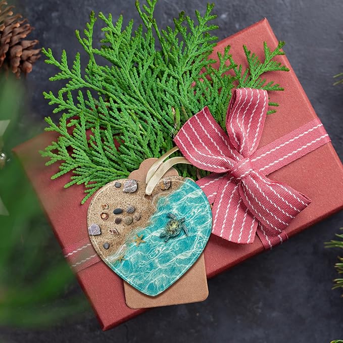 Sea Turtle Christmas Ornament, Sea Turtle Ornament - Ocean Ornaments for Christmas Tree - Ceramic Ornaments