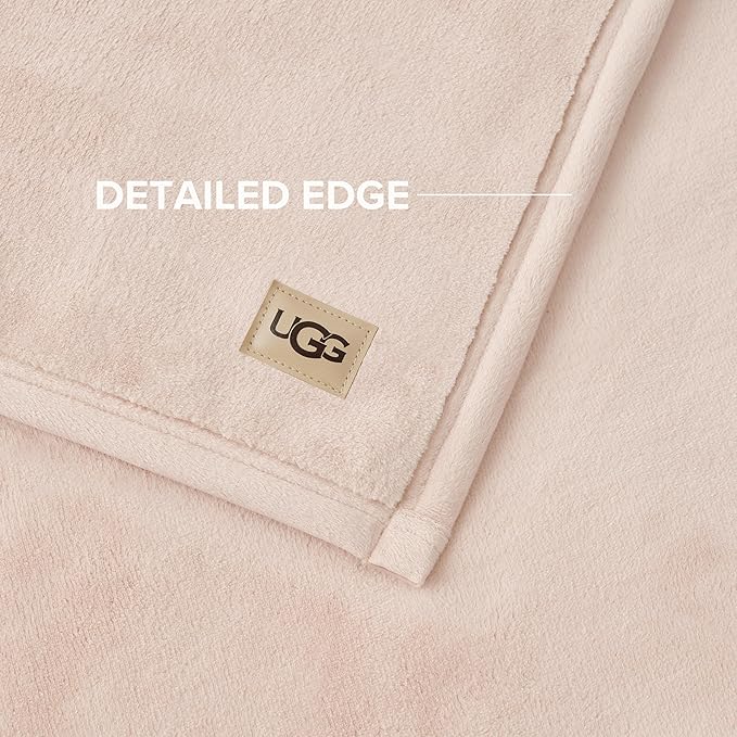 UGG Coco Plush Throw Blanket – Cozy Soft Fleece Blanket for Couch, Bed, Chair, Housewarming Gift, Bedroom or Living Room Decor, Lightweight & Hypoallergenic, 50" x 70" (Himalayan, Throw 50 x 70-inch)