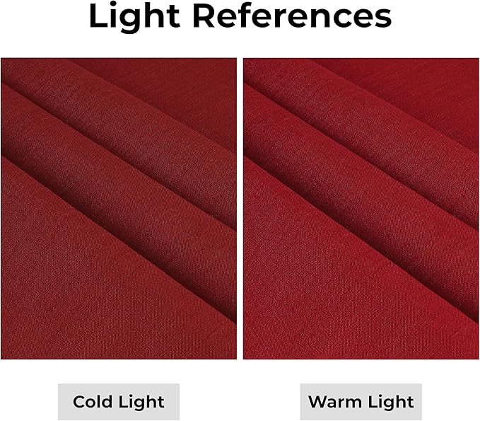 D'Moksha Homes Linen Red Table Runner 36 Inches - 100% Pure Linen Small Table Runner 14 x 36 Inch Ideal for Dresser, Coffee Tables, Valentines, Spring - Classic Hemstitch