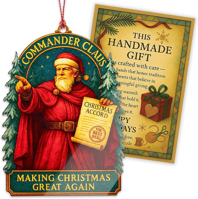 Funny Christmas Santa Ornaments 2025 - Santa Ornaments for Christmas Tree - Christmas Ornaments - Nostalgic Christmas Decorations - Old World Christmas Ornaments - Christmass Ornament