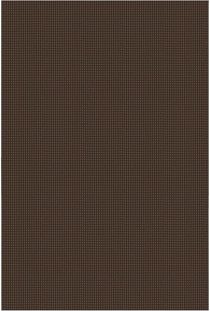EARTHALL Woven Area Rugs 5x7 Ft Washable Living Room Rugs Non Slip Rubber Backed Dining Room Rug Braided Bedroom Rugs Indoor Floor Carpet for Living Room, Bedroom, Dining Room,Brown