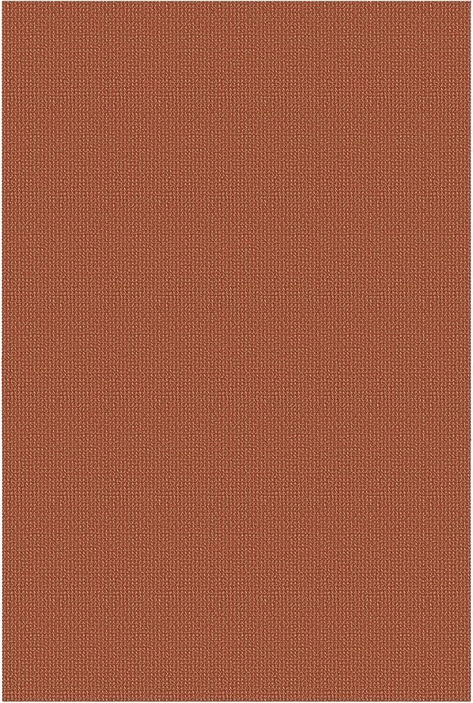 EARTHALL Woven Area Rugs 5x7 Ft Washable Living Room Rugs Non Slip Rubber Backed Dining Room Rug Braided Bedroom Rugs Indoor Floor Carpet for Living Room, Bedroom, Dining Room, Rustic Orange/Tan