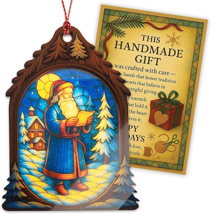 Funny Christmas Santa Ornaments 2025 - Santa Ornaments for Christmas Tree - Christmas Ornaments - Nostalgic Christmas Decorations - Old World Christmas Ornaments - Christmass Ornament