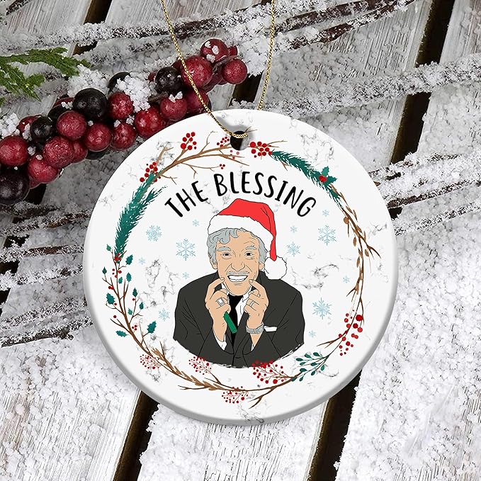 Christmas Ornament - The Blessing - Movie Ornament - Ceramic - Christmas