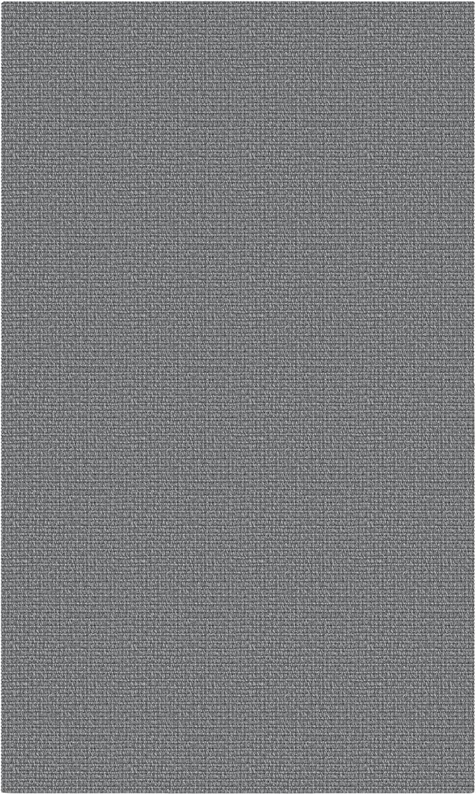 EARTHALL Washable Area Rug 4x6 Ft Non Slip Rugs for Entryway Braided Throw Rugs with Rubber Backing Bedroom Carpet Cotton Entry Rug Woven Floor Rug for Bedroom Dining Room Living Room, Charcoal Gray
