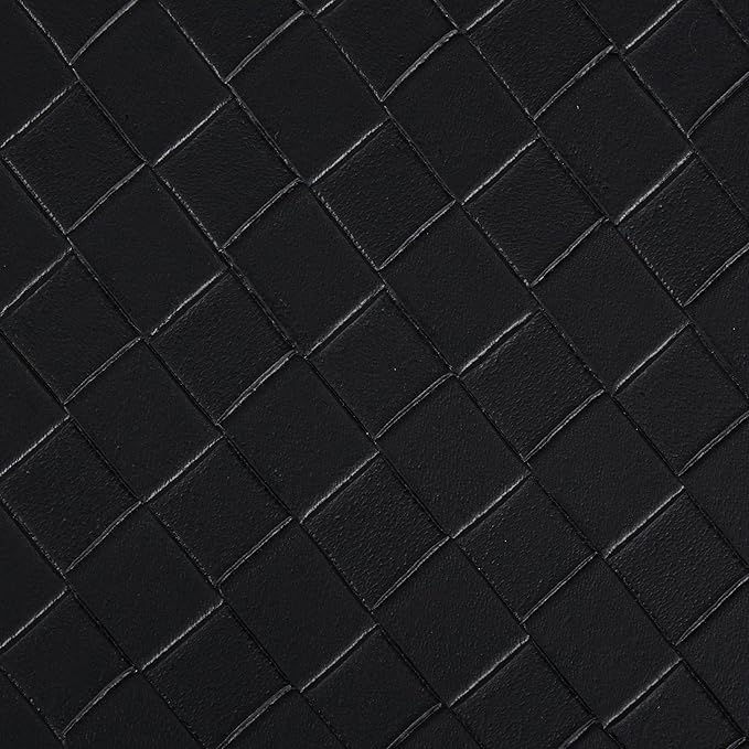 Amazon Basics Anti-Fatigue Standing Mat, Non-Slip, Comfort Mat for Home and Office, 20W x 36L x 0.6Th in, Geometric, Black, 5-Pack