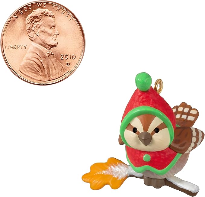 Hallmark Keepsake 1.1" Miniature Christmas Ornament 2023, Cozy Lil' Critters Mini, Gifts for Her