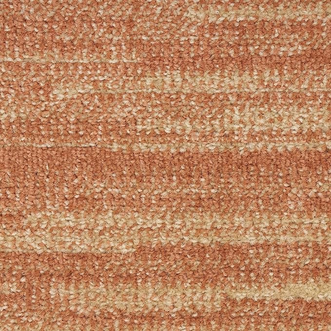 Nourison Home Essentials Indoor/Outdoor Rust 3' x 5' Area Rug, Easy Cleaning, Non Shedding, Bed Room, Living Room, Dining Room, Backyard, Deck, Patio (3x5)