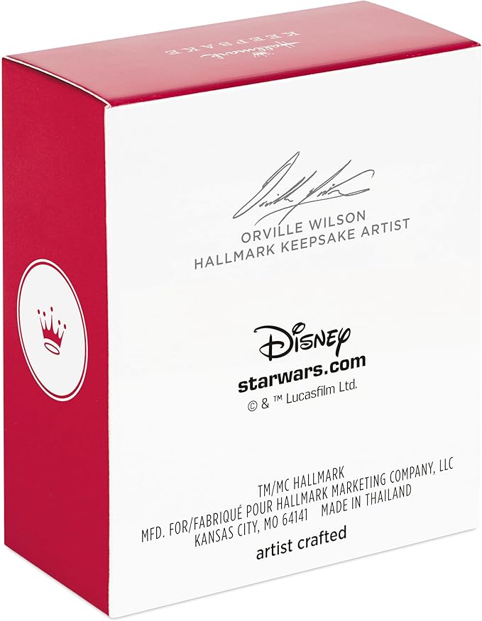 Hallmark Keepsake Star Wars Mini Christmas Ornament (Darth Vader's TIE Fighter) 0.75" Tiny Ornament for Tabletop Tree