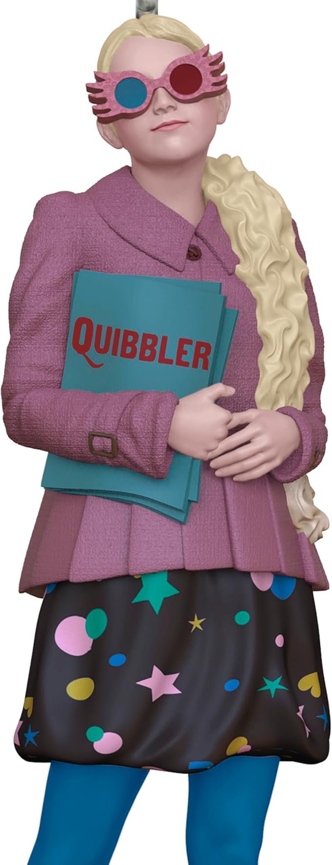Hallmark Keepsake Harry Potter Mini Christmas Ornament (Luna Lovegood) 1.5" Tiny Ornament for Tabletop Tree