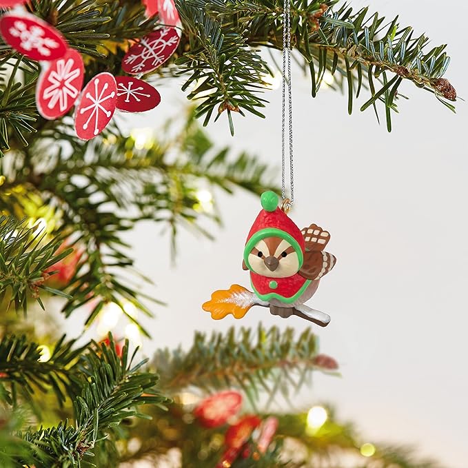 Hallmark Keepsake 1.1" Miniature Christmas Ornament 2023, Cozy Lil' Critters Mini, Gifts for Her