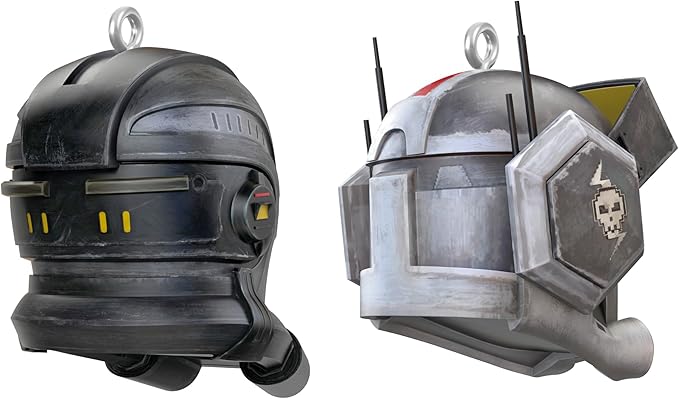 Hallmark Keepsake Mini Christmas Ornaments 2024, Star Wars: The Bad Batch Echo and Tech, Set of 2, Gifts for Star Wars Fans