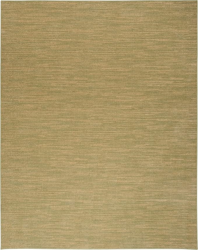 Nourison Home Essentials 6' x 9' Fabric Green Gold Area Rug