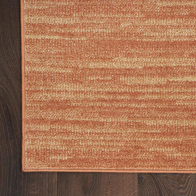 Nourison Home Essentials 9' x 12' Rust Fabric Area Rug